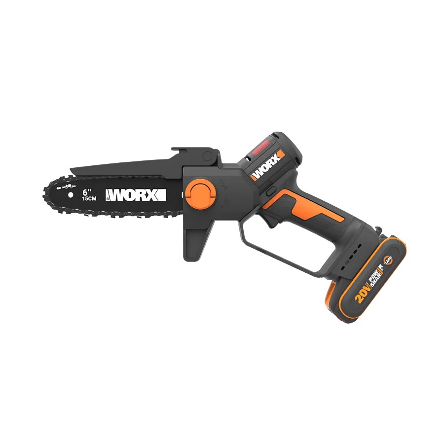 20V Brushless 15cm Pruning Saw, 7.8 m/s Cutting Speed, x1 2.0Ah Battery and Charger PowerShare Compatible - Worx