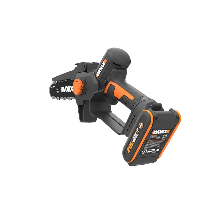 20V Brushless 15cm Pruning Saw, 7.8 m/s Cutting Speed, x1 2.0Ah Battery and Charger PowerShare Compatible - Worx
