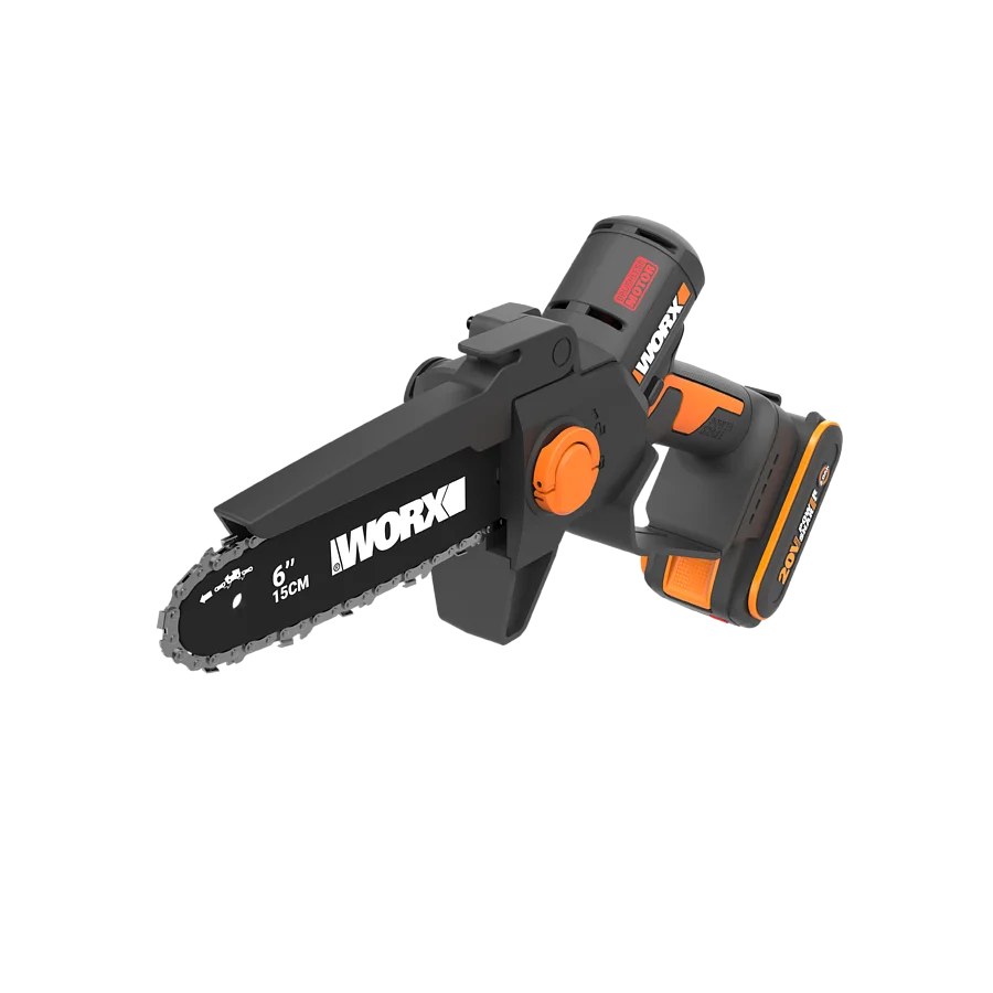 20V Brushless 15cm Pruning Saw, 7.8 m/s Cutting Speed, x1 2.0Ah Battery and Charger PowerShare Compatible - Worx