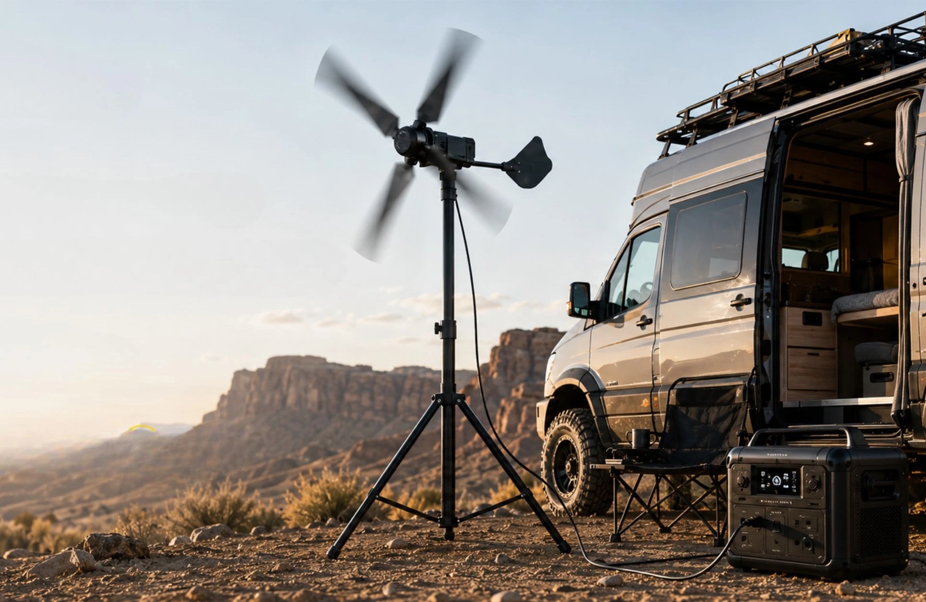 The Ventyra R1 is pitched as the perfect mobile power station for the backwoods and wilderness